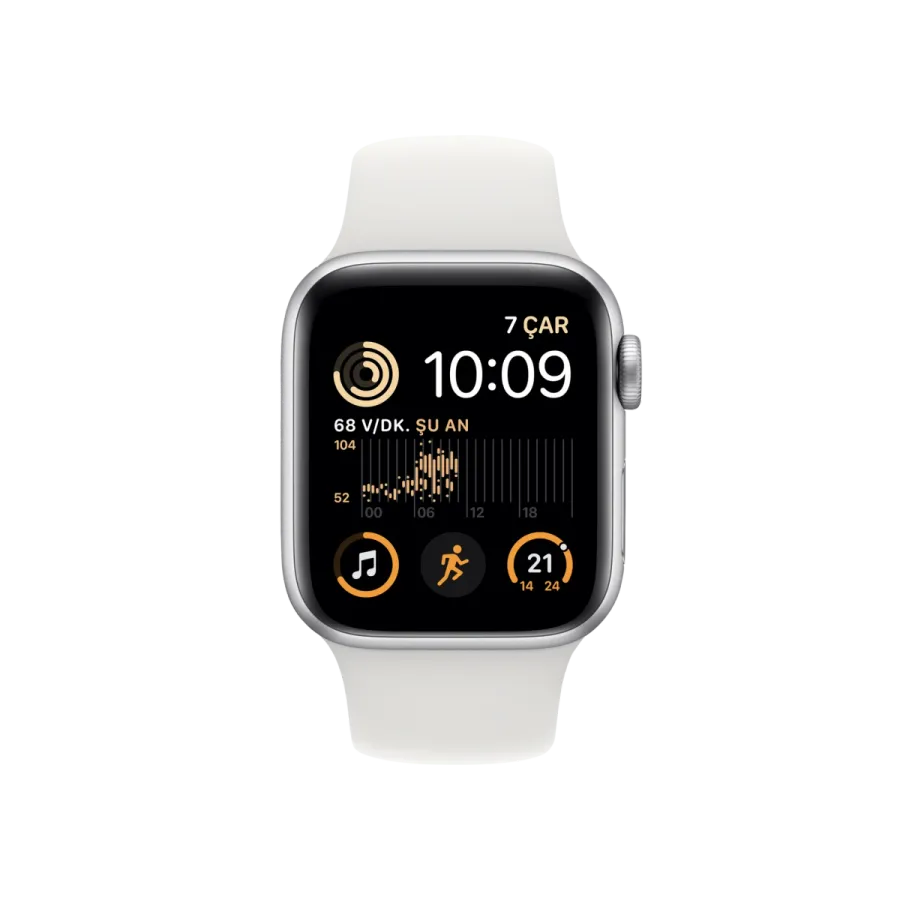 Apple Watch SE 2. Nesil, 40mm Gümüş Akıllı Saat