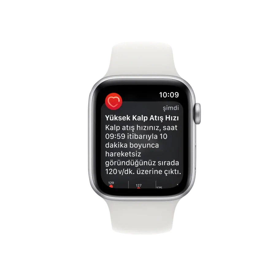 Apple Watch SE 2. Nesil, 44mm Gümüş Akıllı Saat