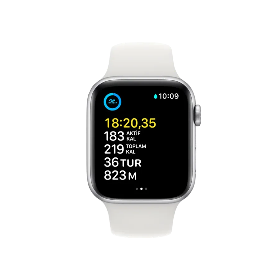 Apple Watch SE 2. Nesil, 44mm Gümüş Akıllı Saat