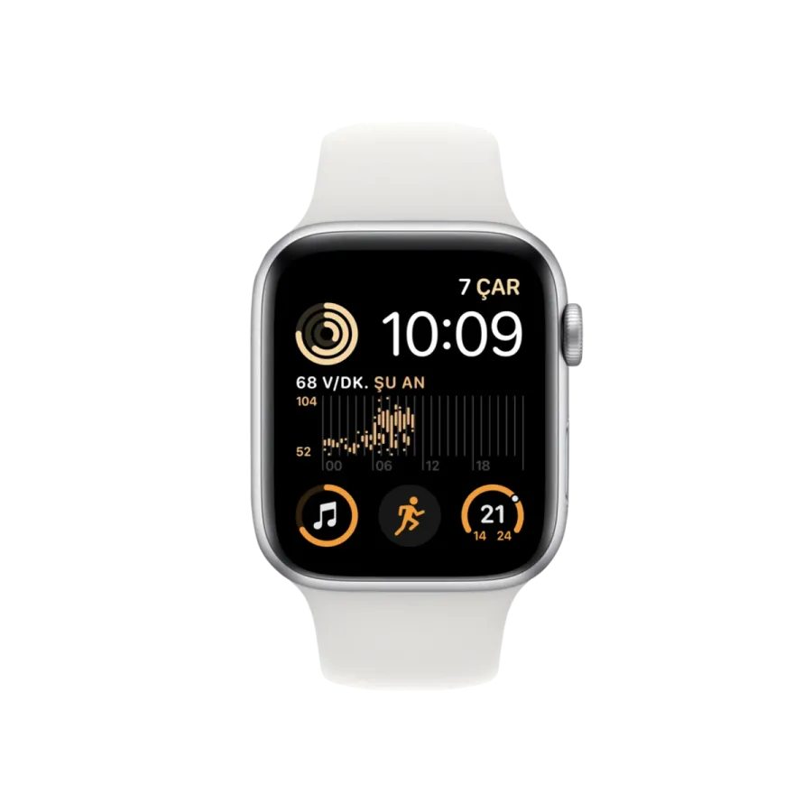 Apple Watch SE 2. Nesil, 44mm Gümüş Akıllı Saat