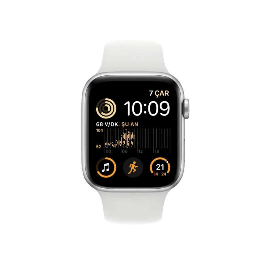 Apple Watch SE 2. Nesil, 44mm Gümüş Akıllı Saat