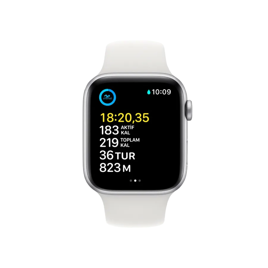 Apple Watch SE 2. Nesil, 44mm Gümüş Akıllı Saat