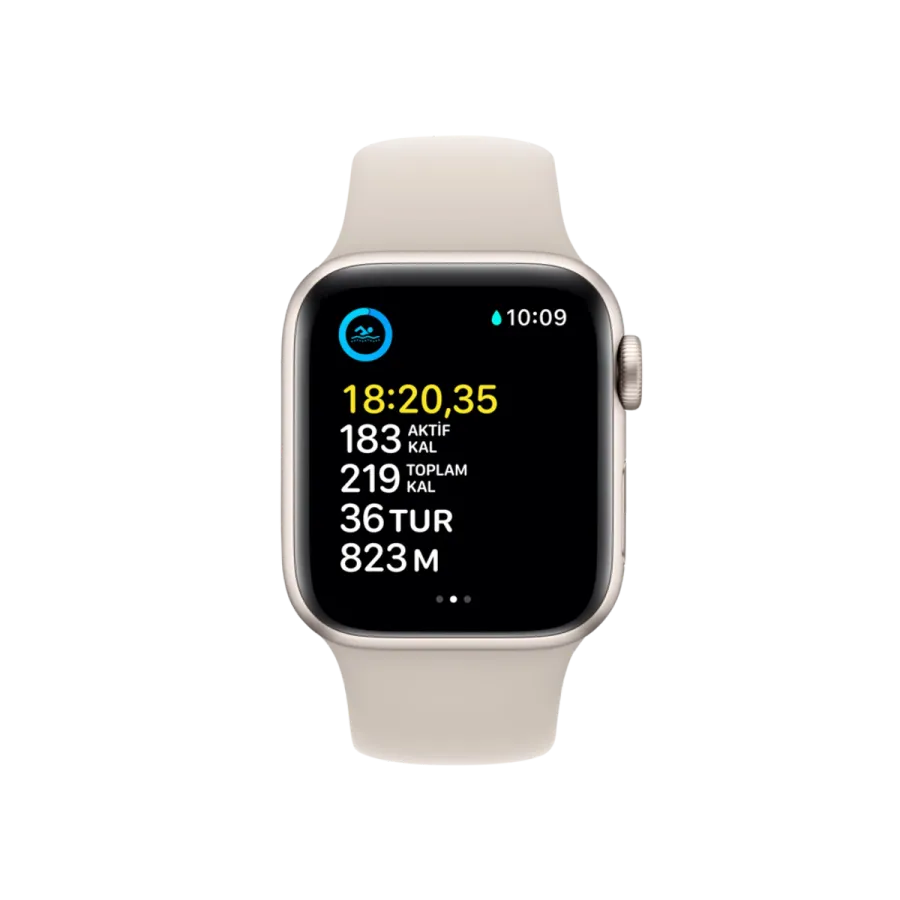 Apple Watch SE, 40mm Yıldız Işığı Yeni Akıllı Saat