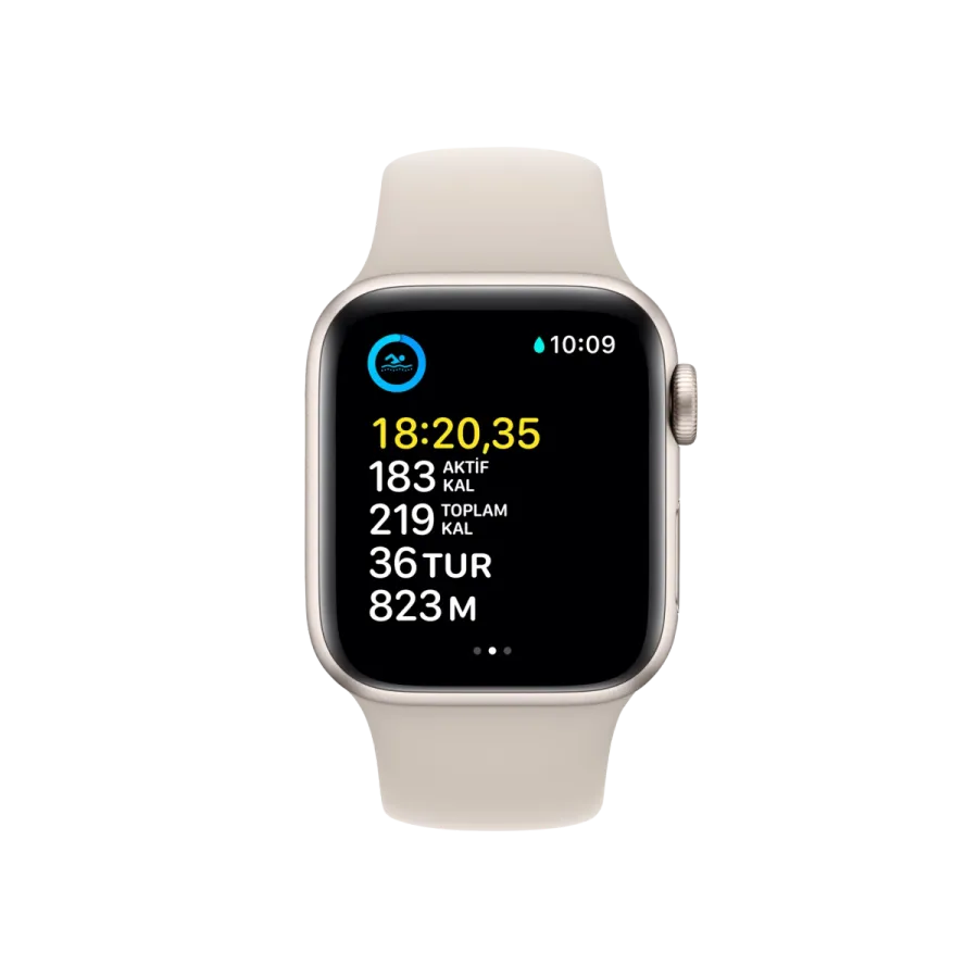 Apple Watch SE, 40mm Yıldız Işığı Yeni Akıllı Saat