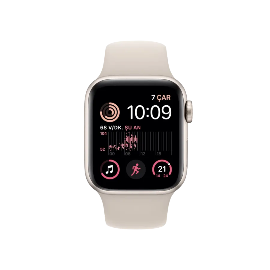 Apple Watch SE, 40mm Yıldız Işığı Yeni Akıllı Saat