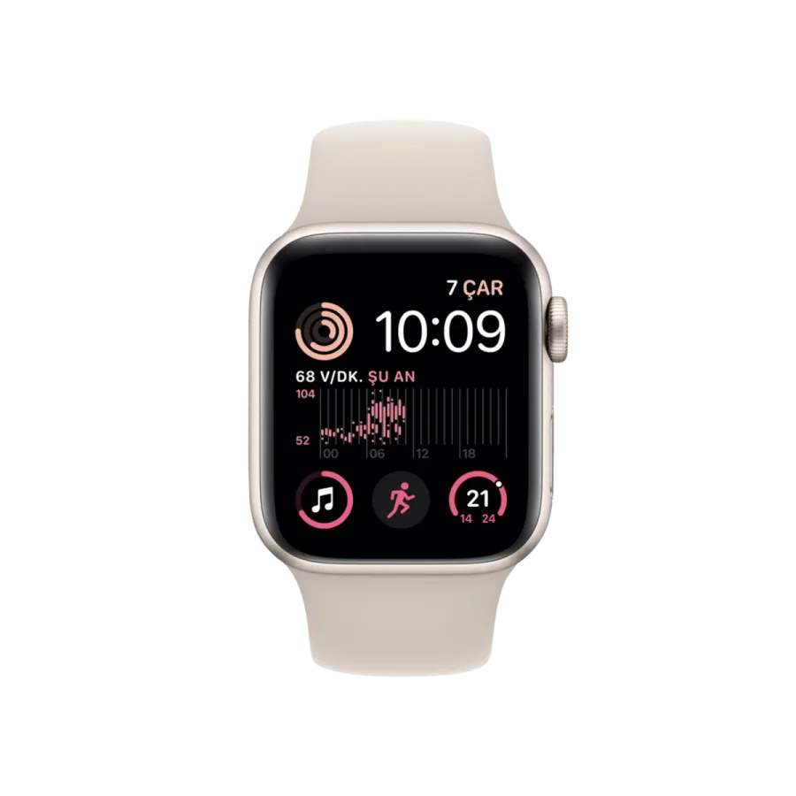 Apple Watch SE, 40mm Yıldız Işığı Yeni Akıllı Saat