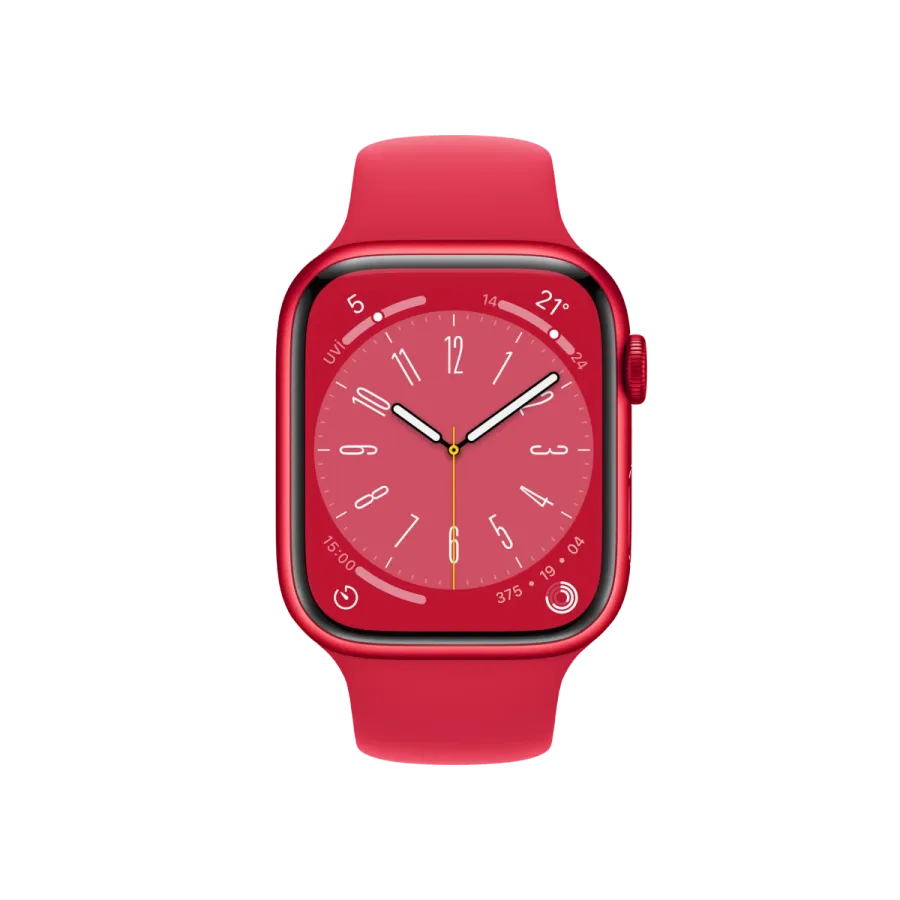 Apple Watch Series 8, 45mm Kırmızı Akıllı Saat