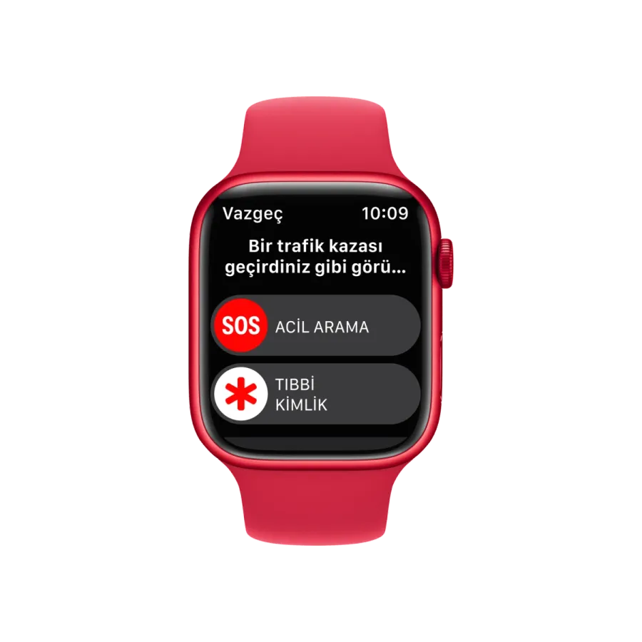 Apple Watch Series 8, 45mm Kırmızı Akıllı Saat