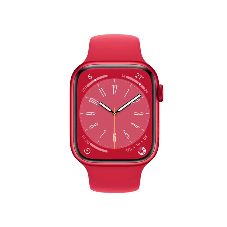 Apple Watch Series 8, 45mm Kırmızı Akıllı Saat
