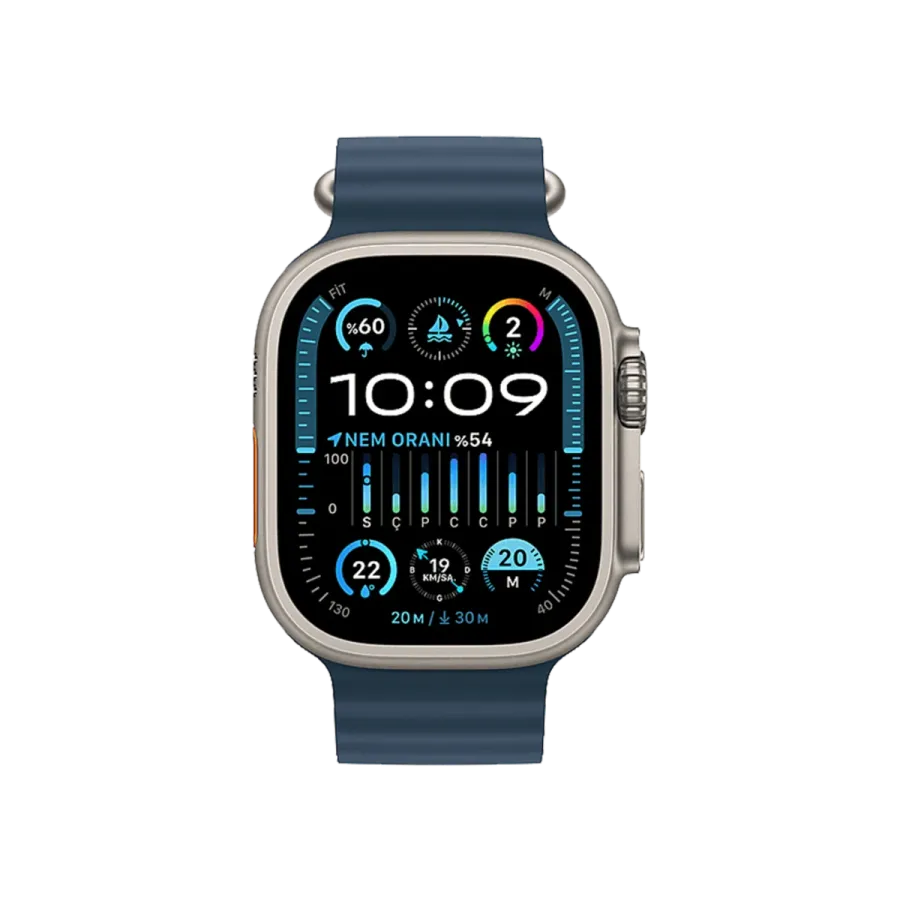 Apple Watch Ultra 2, 49mm Okyanus Mavisi Akıllı Saat