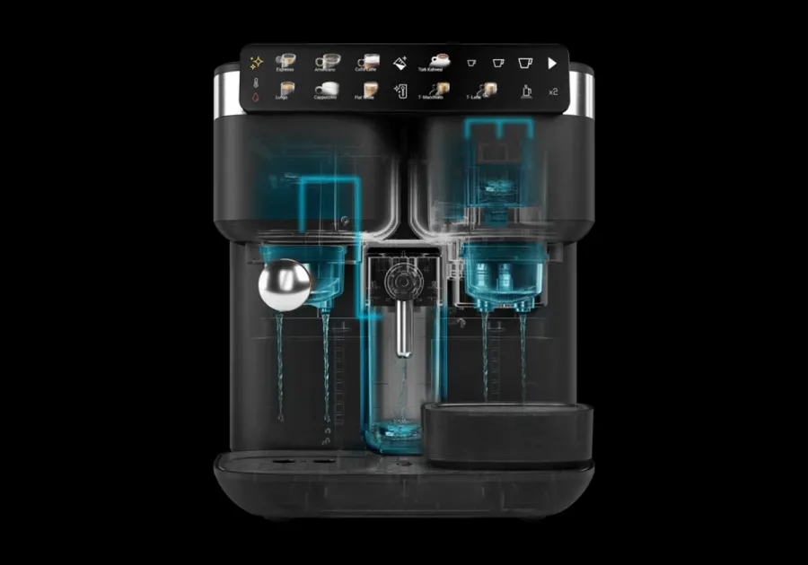 Arçelik TEM 9690 Telvesso® Türk Kahvesi Makinesi & Yarı Otomatik Espresso Makinesi