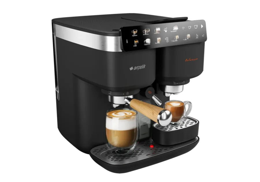 Arçelik TEM 9690 Telvesso® Türk Kahvesi Makinesi & Yarı Otomatik Espresso Makinesi