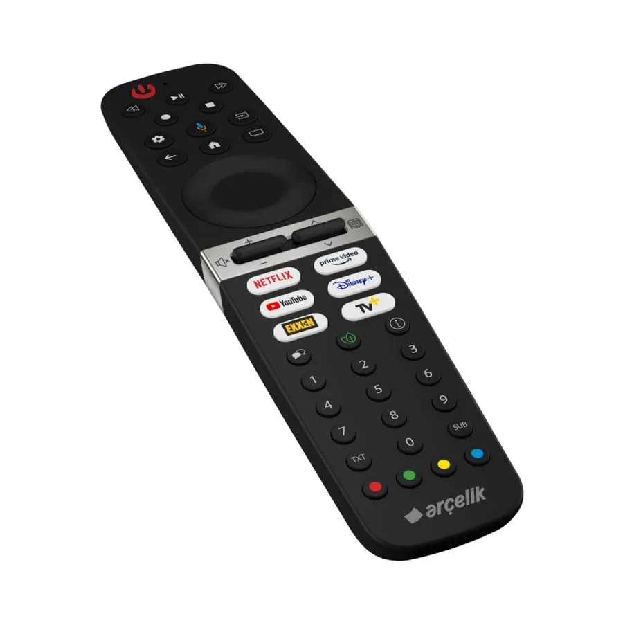 Arçelik TV Kumandası – Bluetooth & Kısayol Tuşlu Televizyon Aksesuarları
