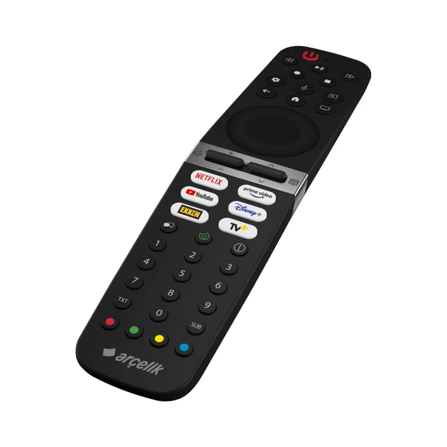 Arçelik TV Kumandası – Bluetooth & Kısayol Tuşlu Televizyon Aksesuarları