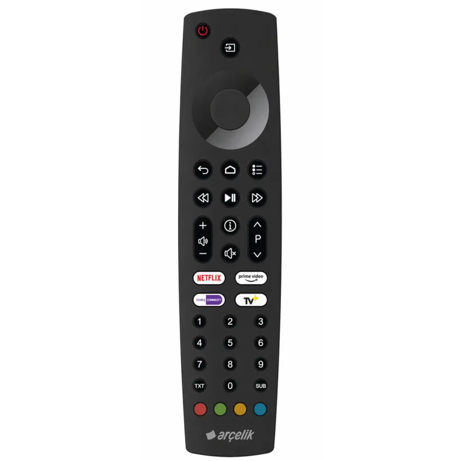 Arçelik TV Kumandası – Dijital Platform Kısayol Tuşlu Televizyon Aksesuarları