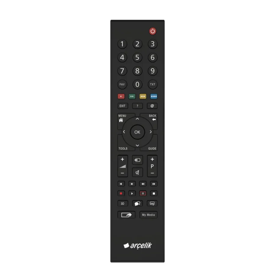 Arçelik TV Kumandası – Netflix Tuşlu Televizyon Aksesuarları