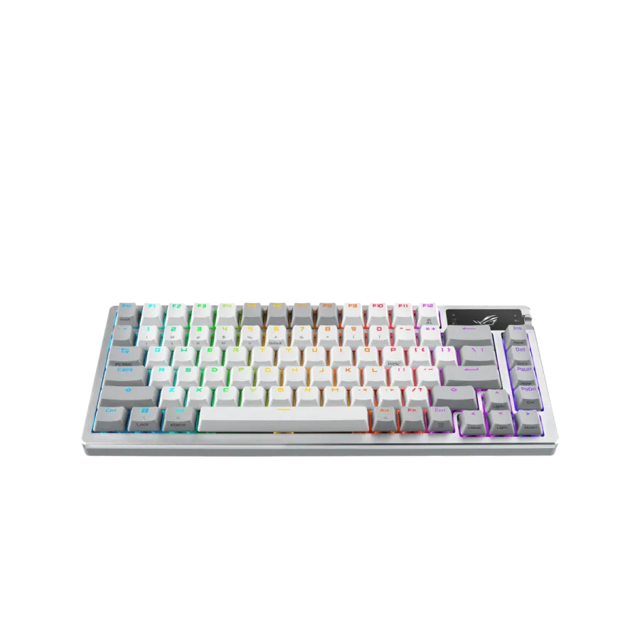 Asus ROG AzothNX RSBeyaz Kablosuz Klavye Oyuncu Ekipmanları