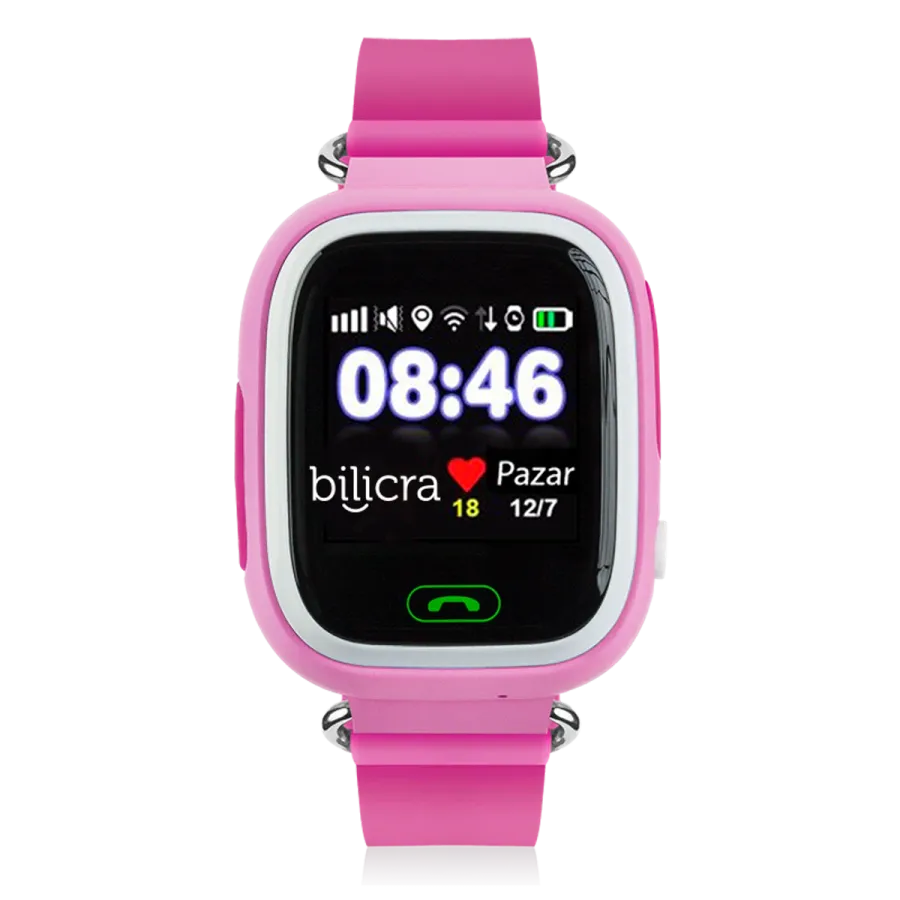 Bilicra Akıllı Çocuk Saati Pembe Eğitici Oyuncaklar