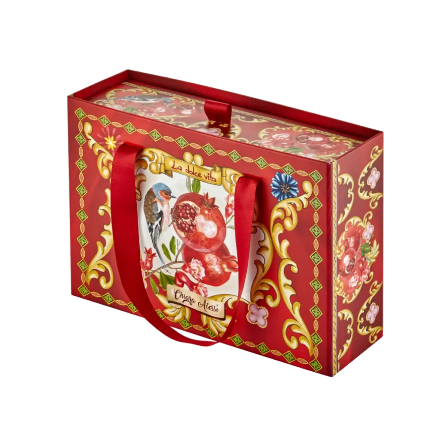 Chiara Alessi Capri Kırmızı Fincan Seti Kahve Fincanları