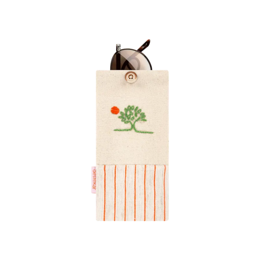 destekar Gözlük Kılıfı Kırmızı Çizgili UmutKent Koleksiyonu Ürünleri