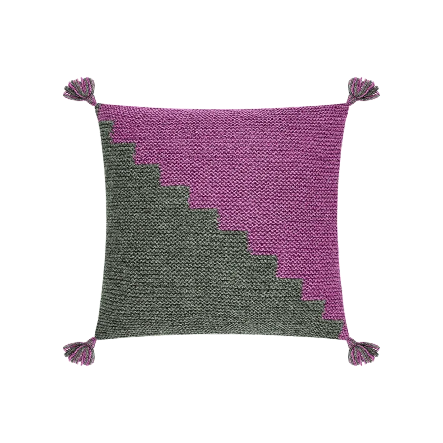 destekar Kırlent Kılıfı Eflatun Gri UmutKent Koleksiyonu Ürünleri