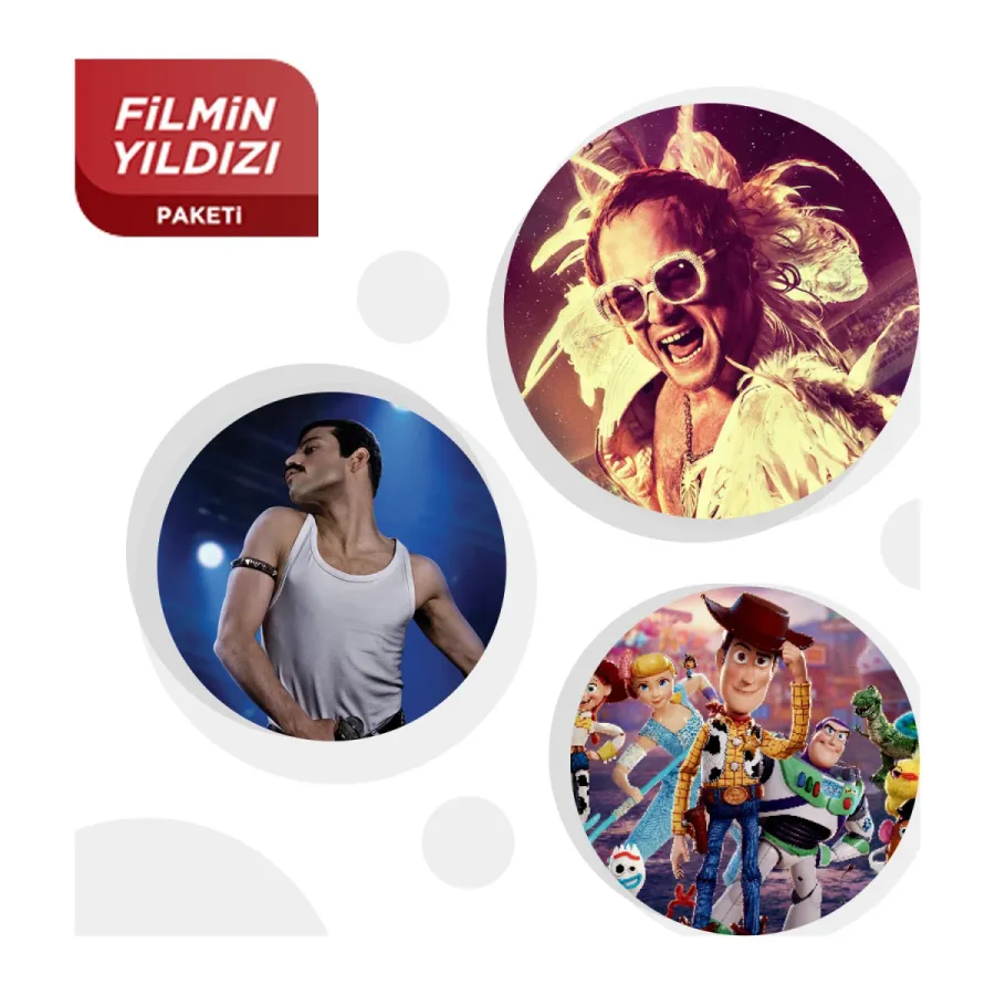 DIGITURK SPORUN YILDIZI PAKETİ veya FİLMİN YILDIZI PAKETİ Televizyon Aksesuarları