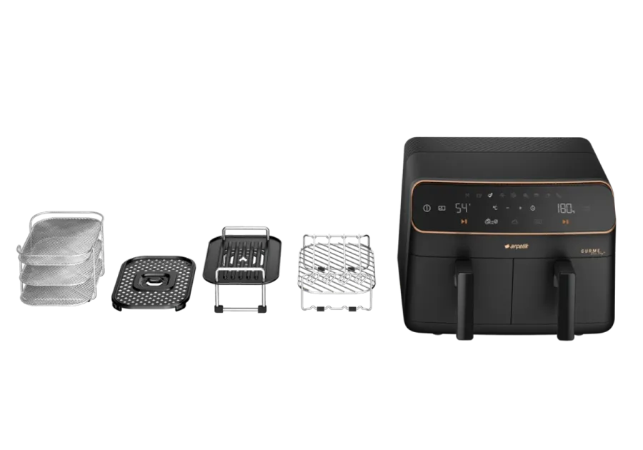 FR 9284 Arçelik Gurme DuoFry™ Airfryer & Az Yağlı Fritöz