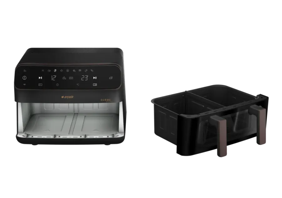FRA 9494 Gurme TrioFry® Airfryer & Az Yağlı Fritöz