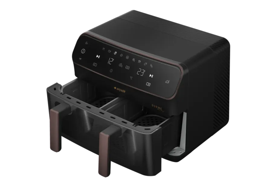 FRA 9494 Gurme TrioFry® Airfryer & Az Yağlı Fritöz