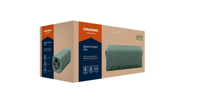 Grundig Club BT Hoparlör Yeşil Hoparlör