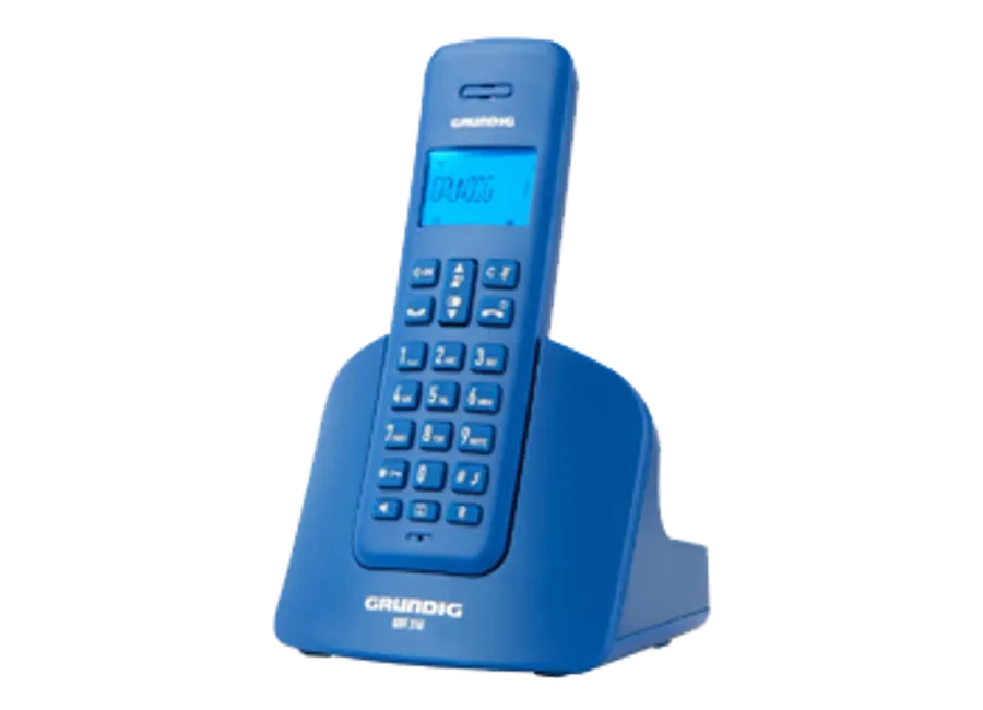 GRUNDIG GDT 310 Mavi Kablosuz Telefon