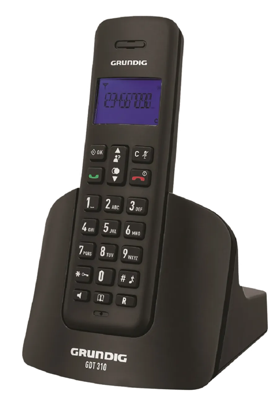 Grundig GDT 310 Siyah Kablosuz Telefon