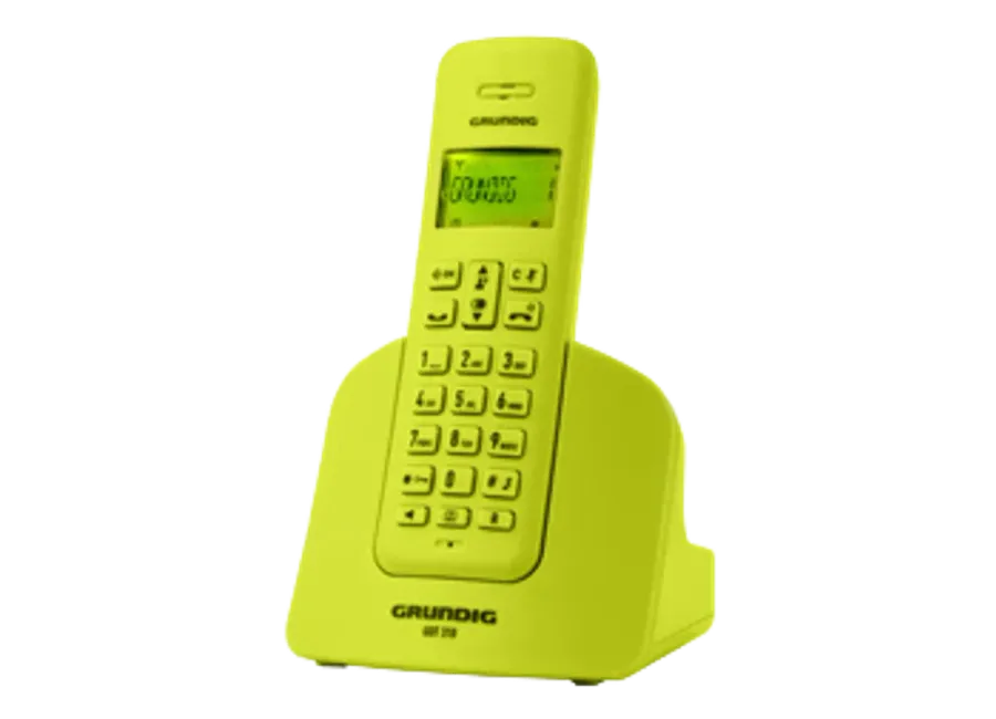 GRUNDIG GDT 310 Yesil Kablosuz Telefon