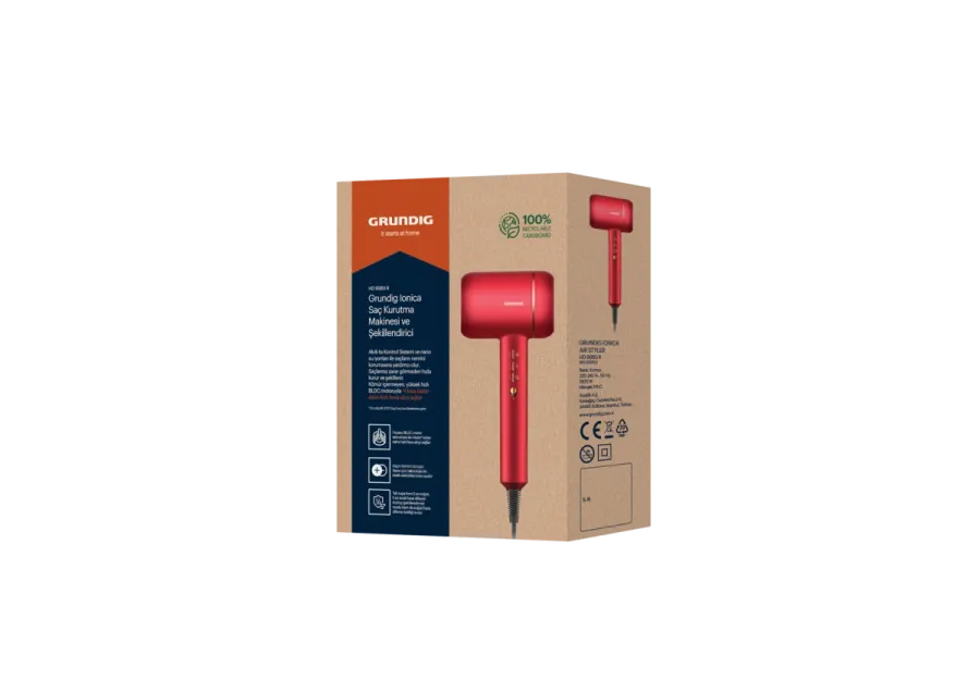 HD 9980 IONICA RED Saç Kurutma Makinesi