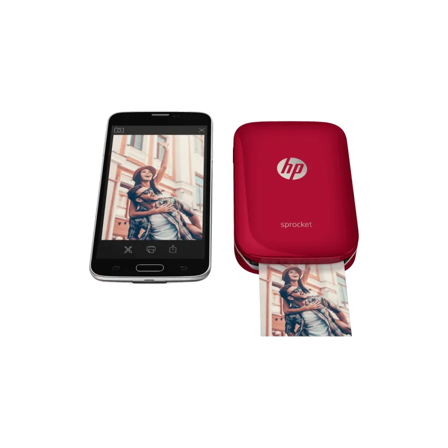 HP Sprocket Foto Yazıcı Kırmızı Fotoğraf Yazıcıları