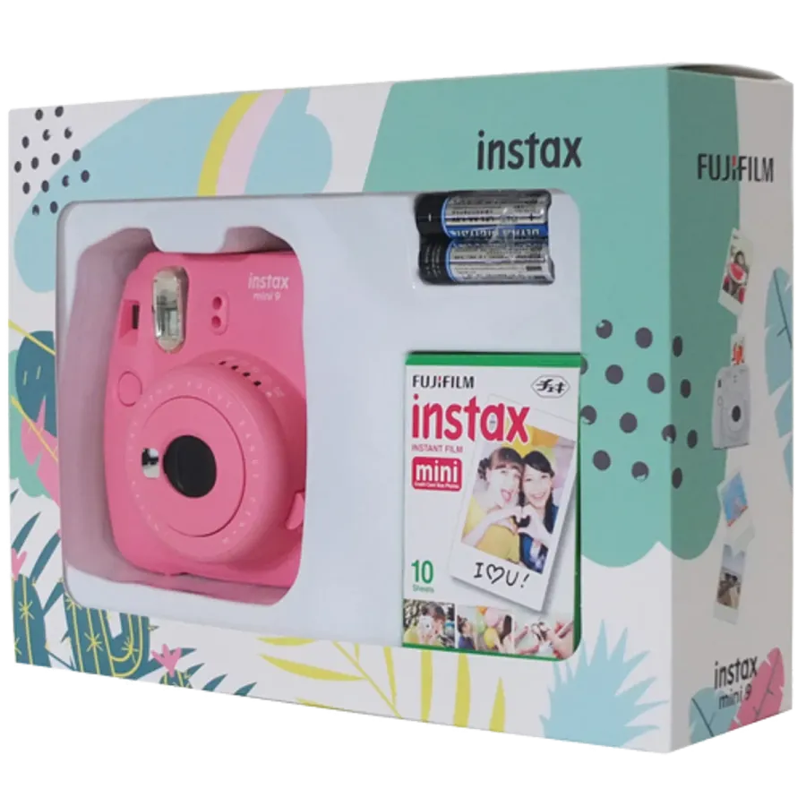 INSTAX MINI 9 MINI BOX FLA PINK Fotoğraf Makinesi