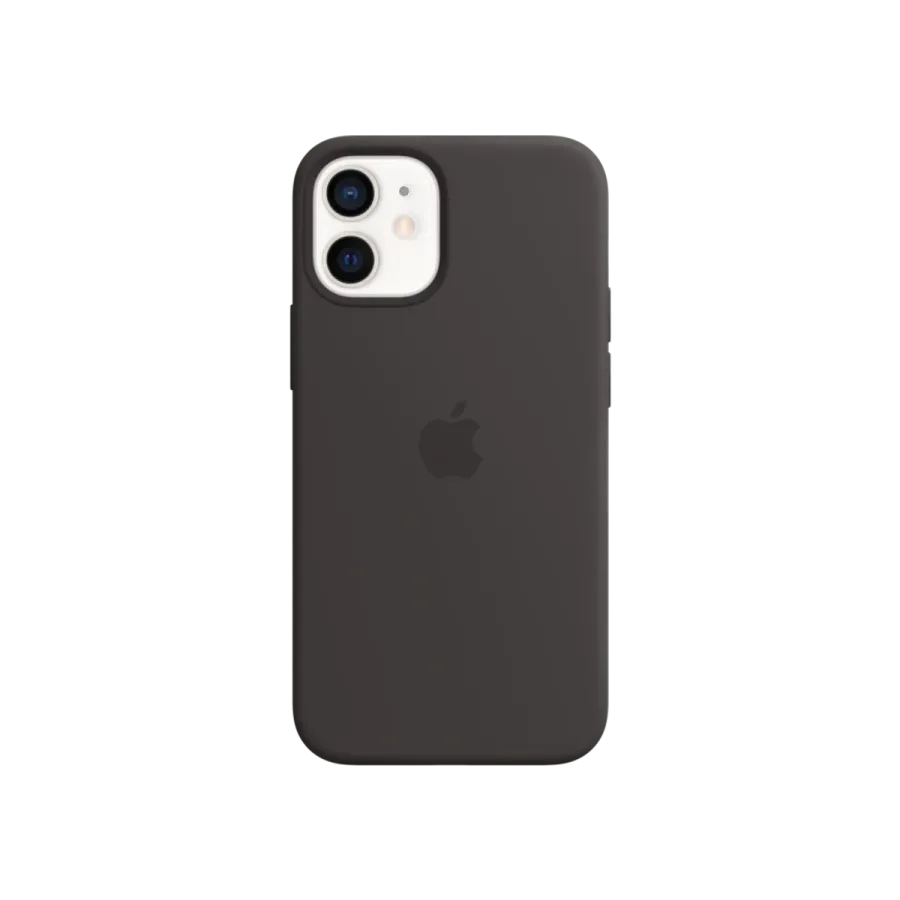 iPhone 12 mini Silikon Kılıf Siyah Cep Telefonu Aksesuar