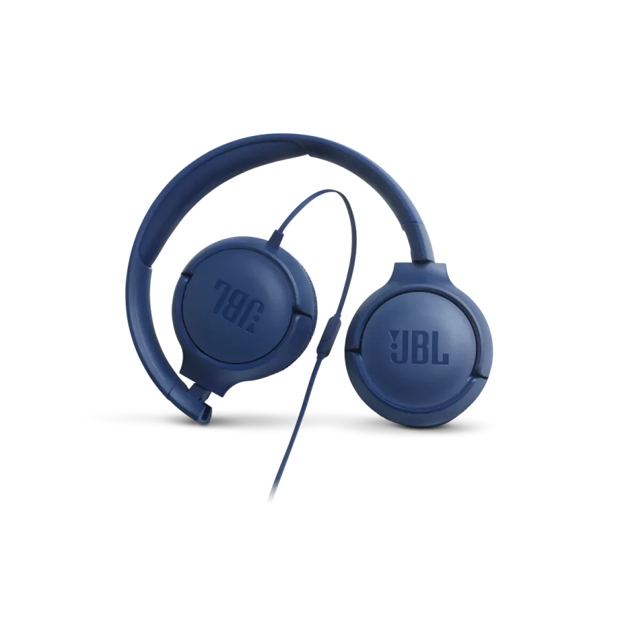 JBL T500 Kablolu Mik. Kulaklık Mavi Kulaklık
