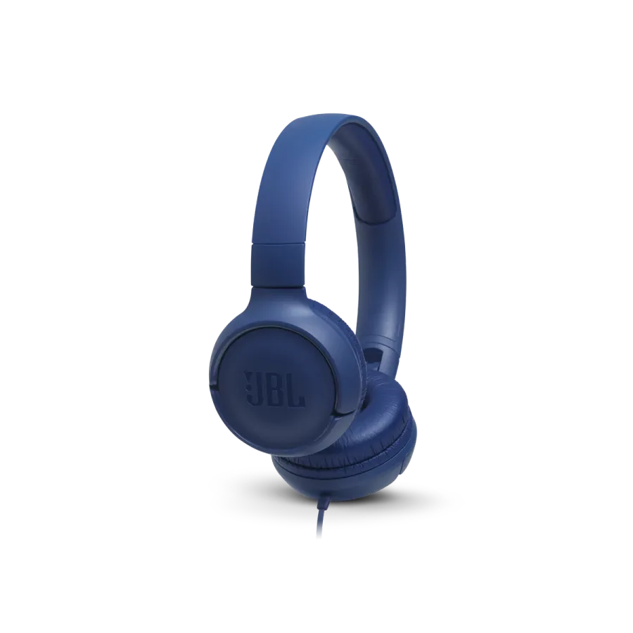 JBL T500 Kablolu Mik. Kulaklık Mavi Kulaklık