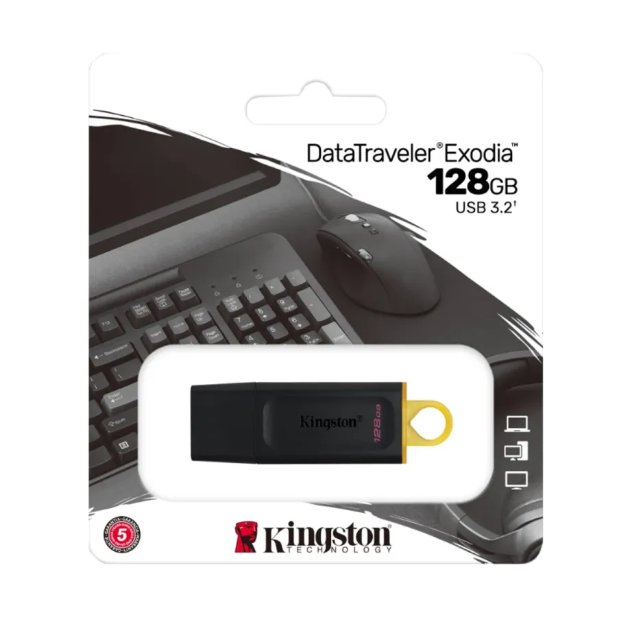 Kingston 128 GB USB Bellek - DTX/128GB Bilgisayar Çevre Birimleri