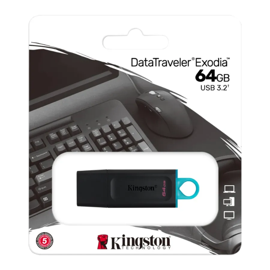 Kingston 64 GB USB Bellek - DTX/64GB Bilgisayar Çevre Birimleri