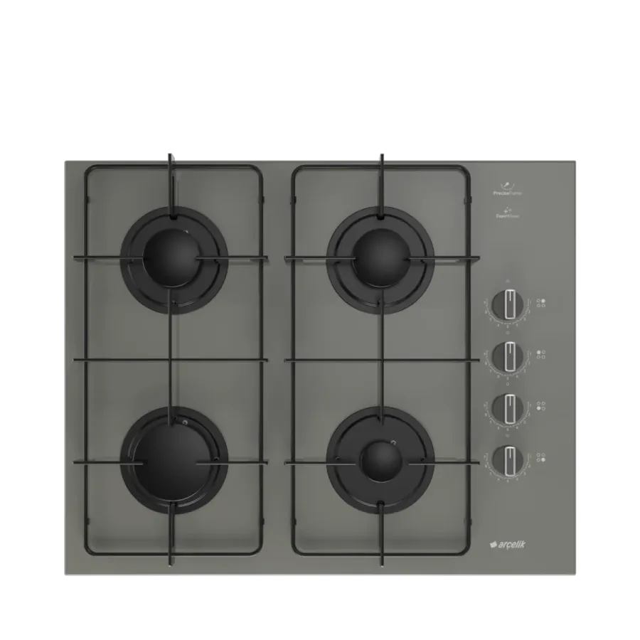 OCD D 651-2 EKG Gazlı Cam Tablalı Ocak