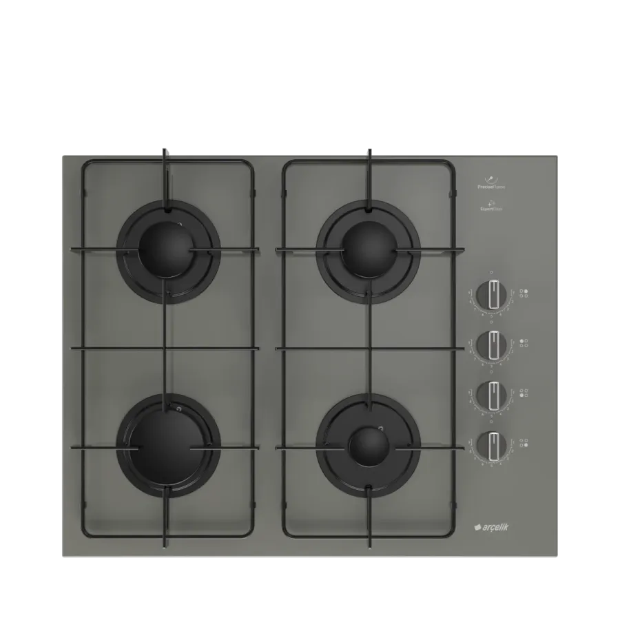 OCD D 651-2 EKG Gazlı Cam Tablalı Ocak