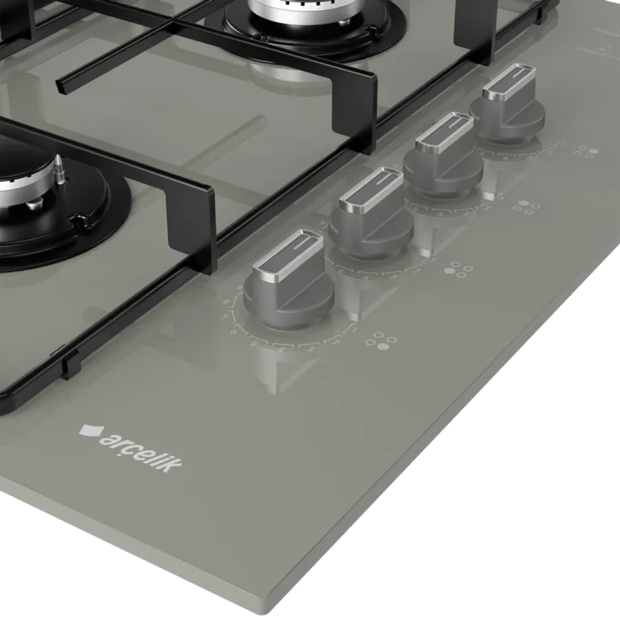 OCD D 651-2 EKG Gazlı Cam Tablalı Ocak