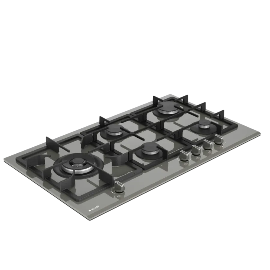 OCD D 902 DWG Gazlı Cam Tablalı Ocak