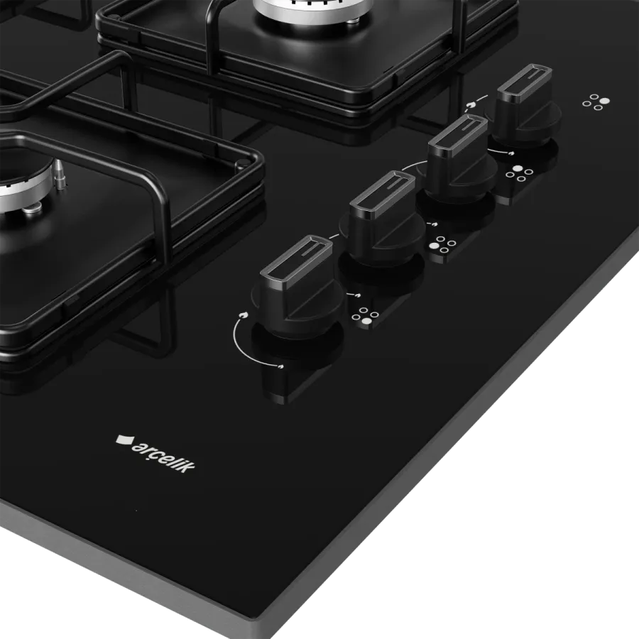 OCD K 651 ES Gazlı Cam Tablalı Ocak