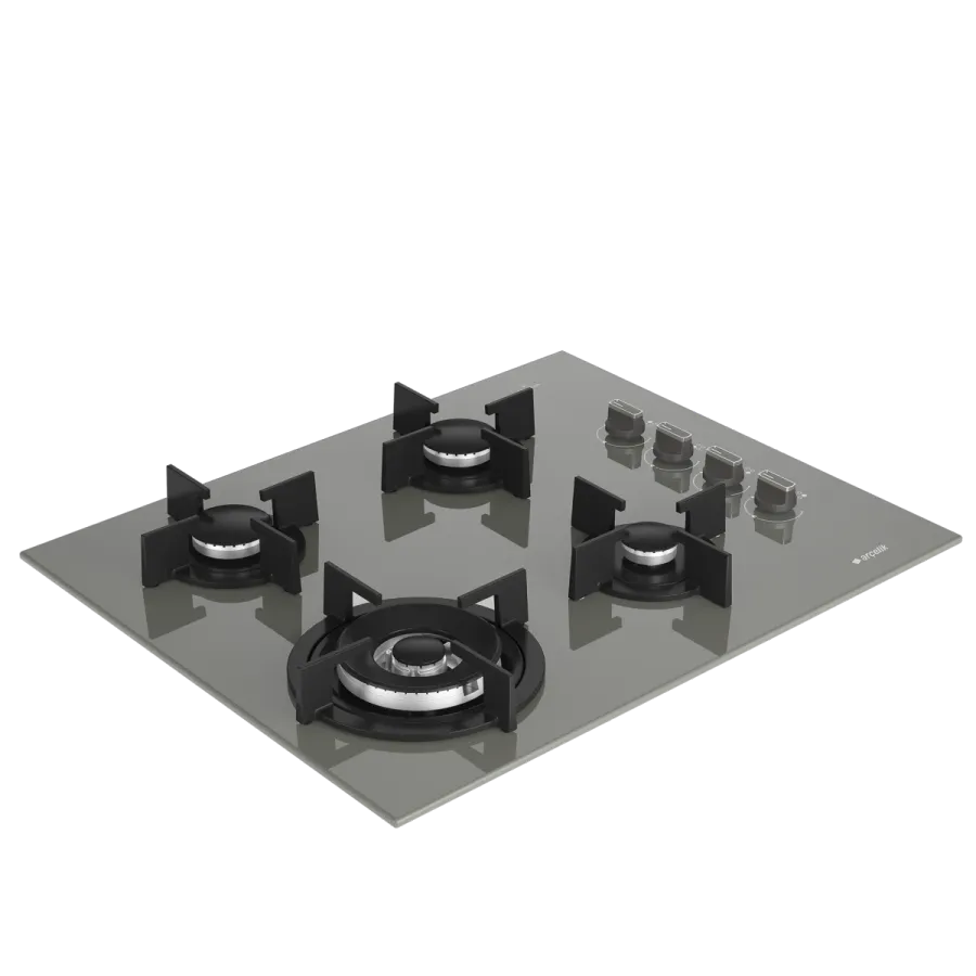 OCD T 651 DWG Fibona Serisi Gazlı Cam Tablalı Ocak