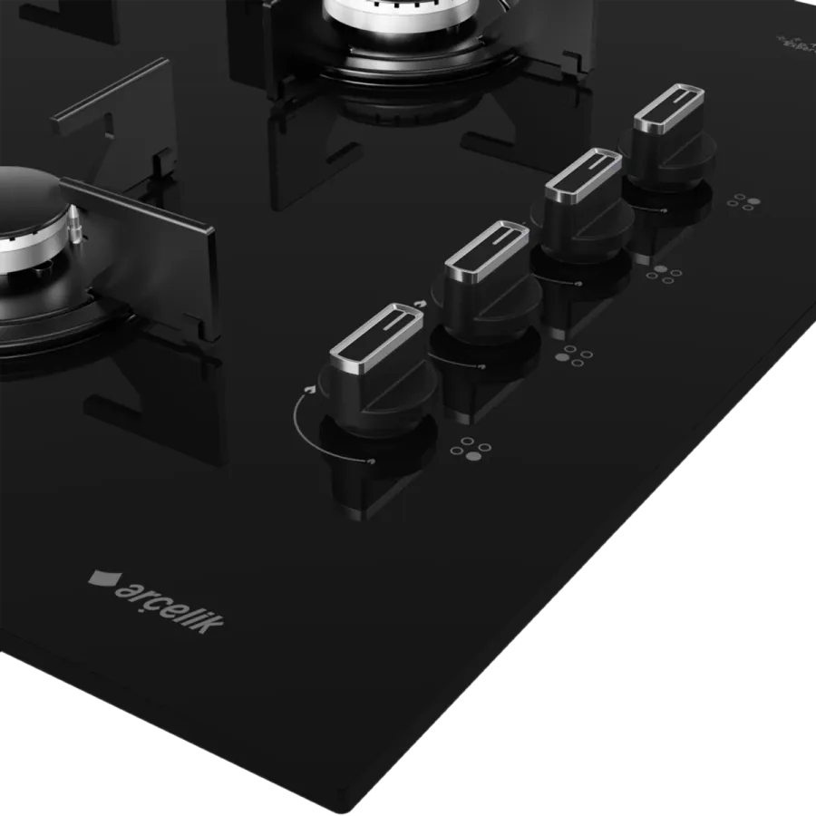 OCD T 651 ES Fibona Serisi Gazlı Cam Tablalı Ocak