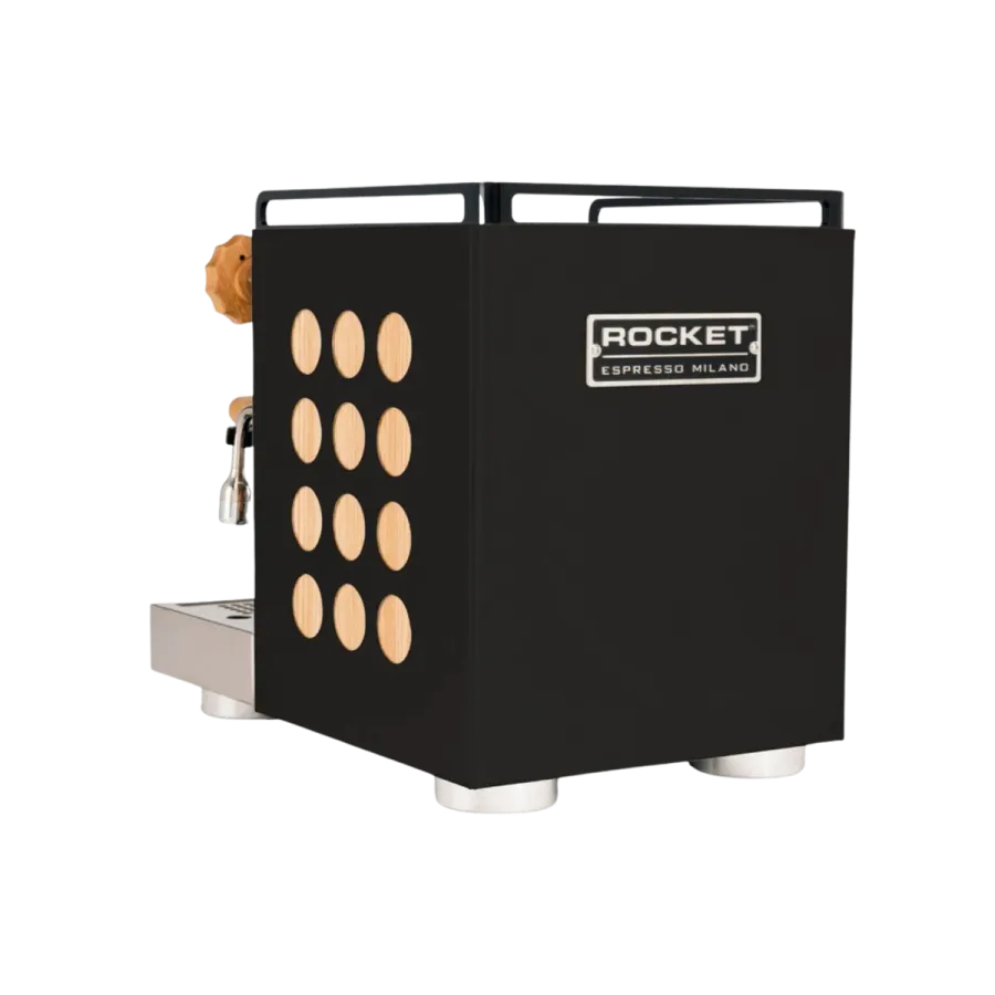 Rocket Appartamento 2.0 Black/Wood Espresso Makinesi