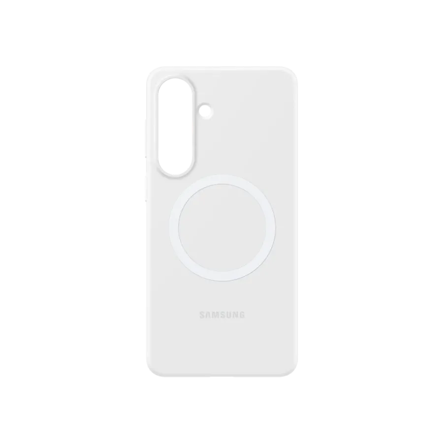 Samsung Glxy S26+ Silkon Klıf Beyaz Telefon Kılıfı